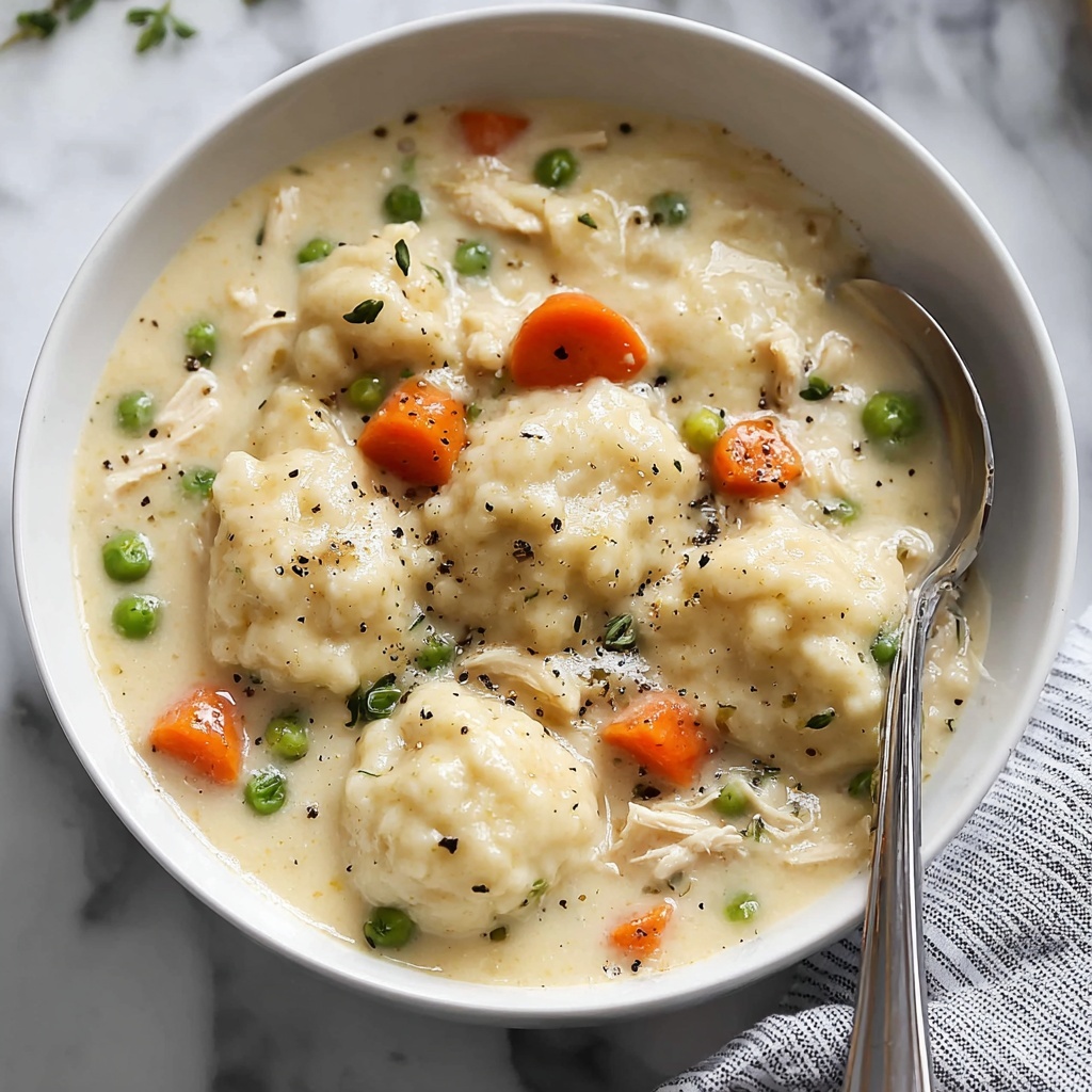 Chicken and Dumplings with Biscuits Recipe - Recipe Image