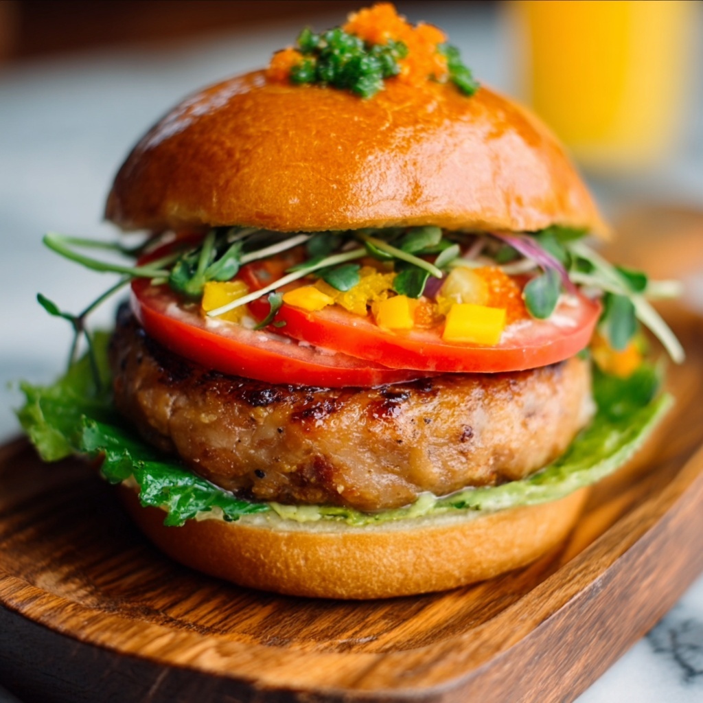 Spinach Feta Salmon Burgers Recipe - Recipe Image