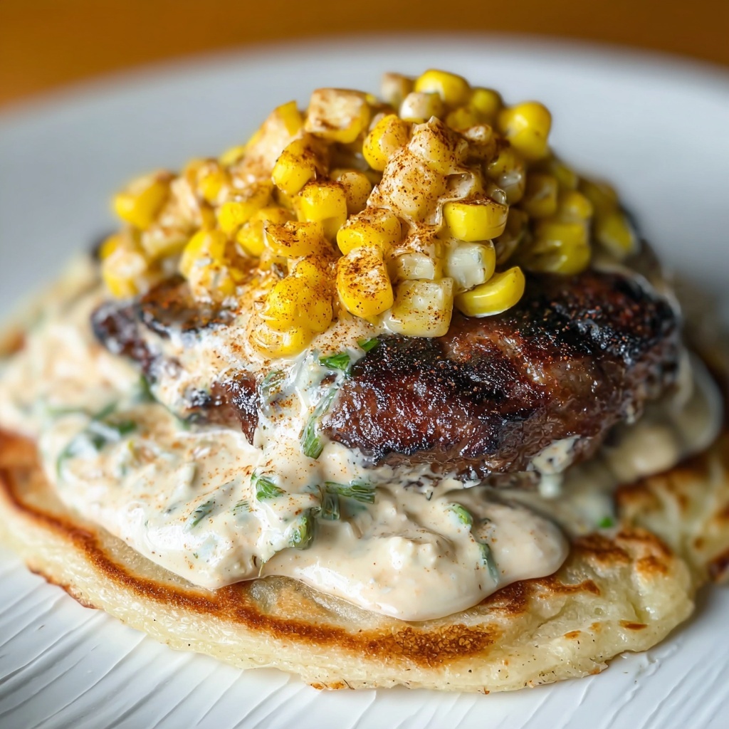 Street Corn Smash Burger Tacos Recipe - Recipe Image