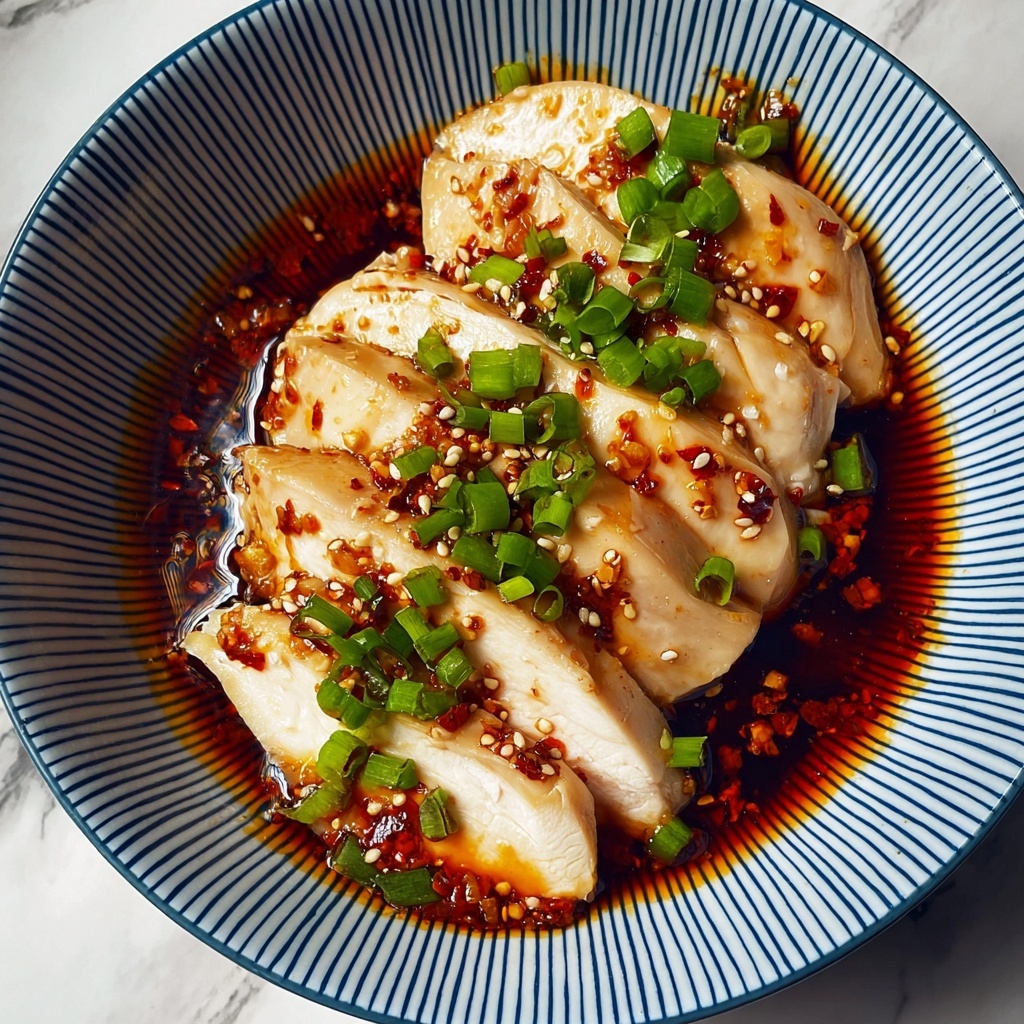 Spicy Sichuan Poached Chicken Recipe - Recipe Image