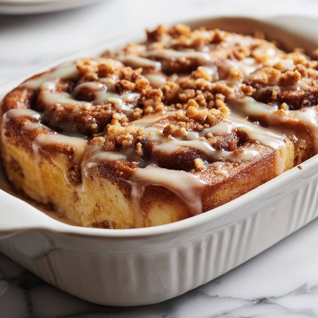 Easy Apple Cinnamon Roll Bake Recipe - Recipe Image