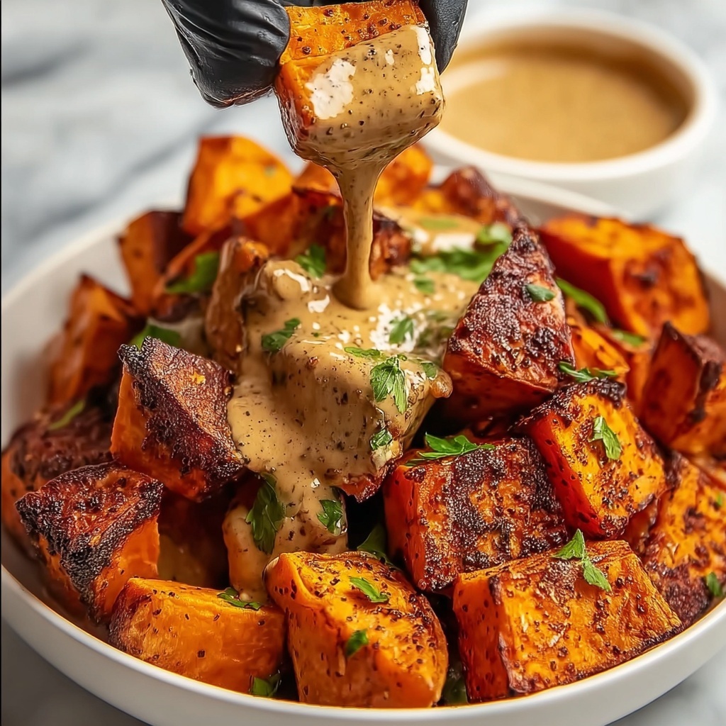 Smoky Roasted Sweet Potatoes with Chipotle Mayo Recipe - Recipe Image