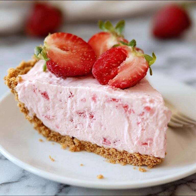 Frozen Strawberry Cream Pie Recipe