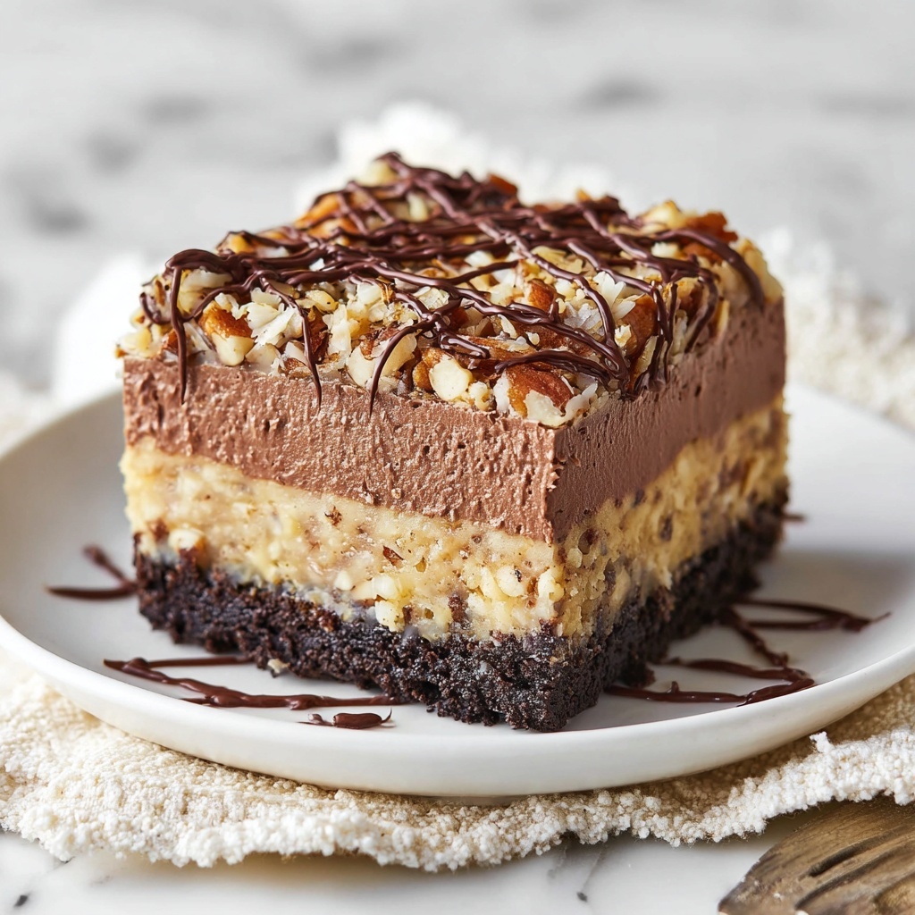 German Chocolate Cheesecake Recipe - Recipe Image