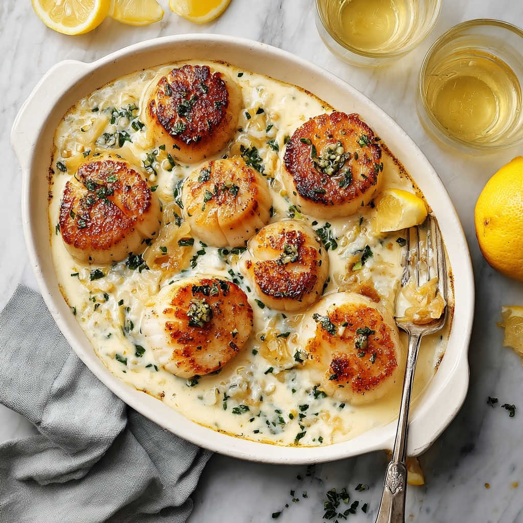 Lemon Butter Scallops Recipe - Recipe Image