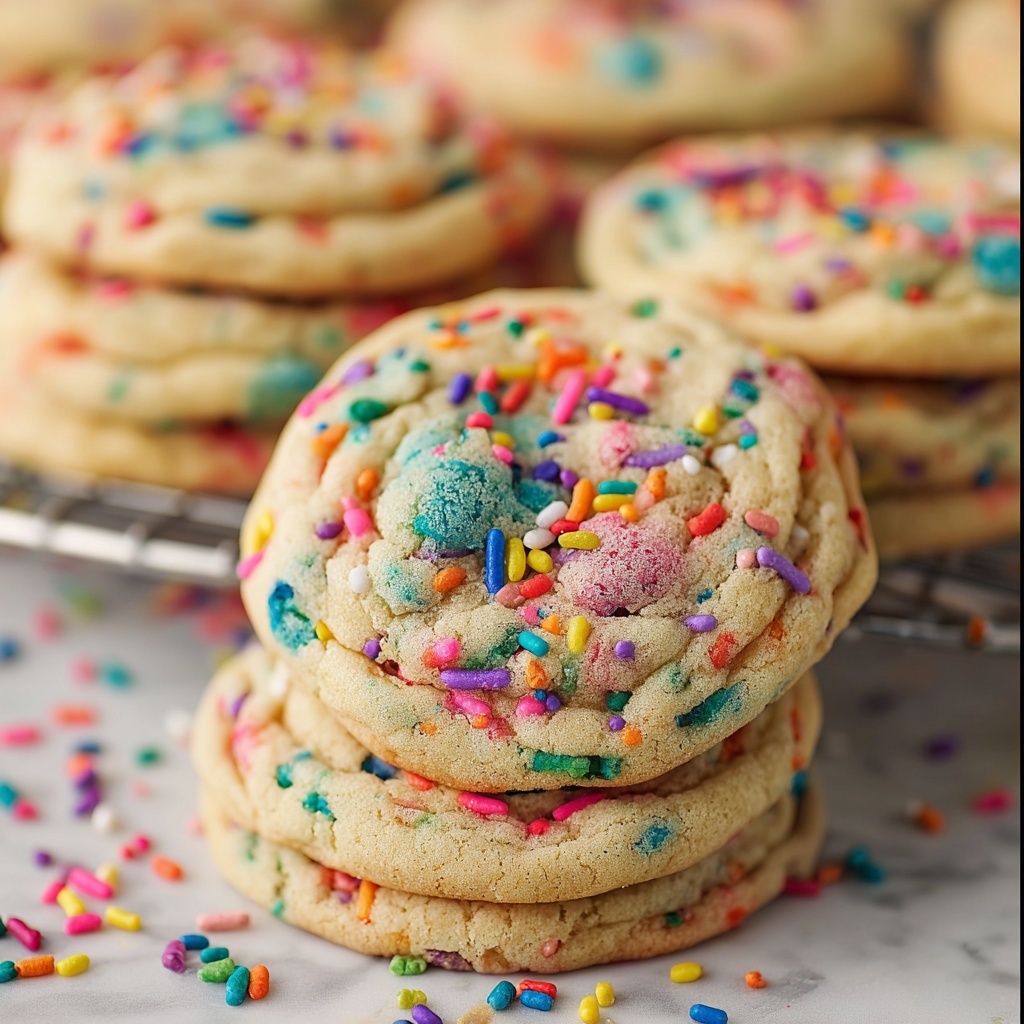 Soft Funfetti Cookies Recipe - Recipe Image