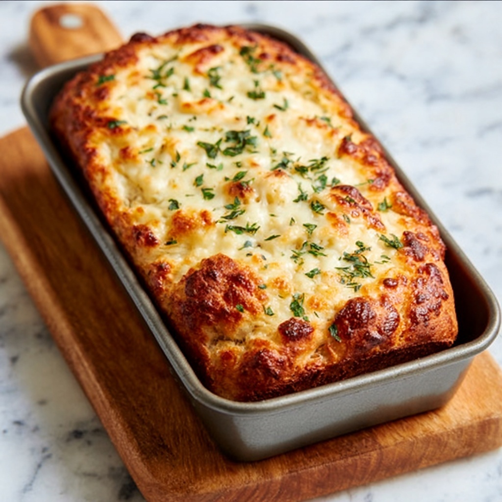 Cheesy Herb Quick Bread Recipe - Recipe Image