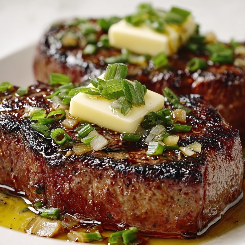 Pan-Seared Steak with Garlic Butter Recipe - Recipe Image