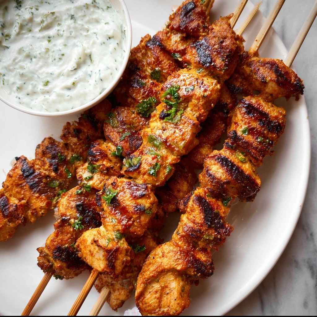 Grilled Chicken Skewers with Marinade Recipe - Recipe Image