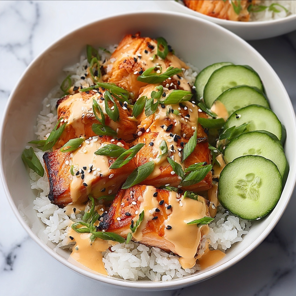 Spicy Salmon Rice Bowl Recipe - Recipe Image