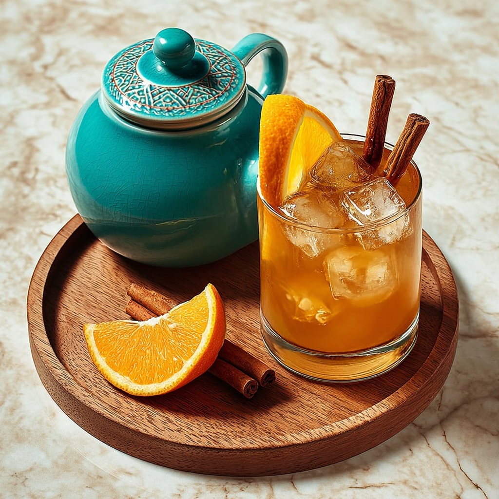 Orange Cinnamon Iced Tea: A Refreshing Summer Recipe - Recipe Image