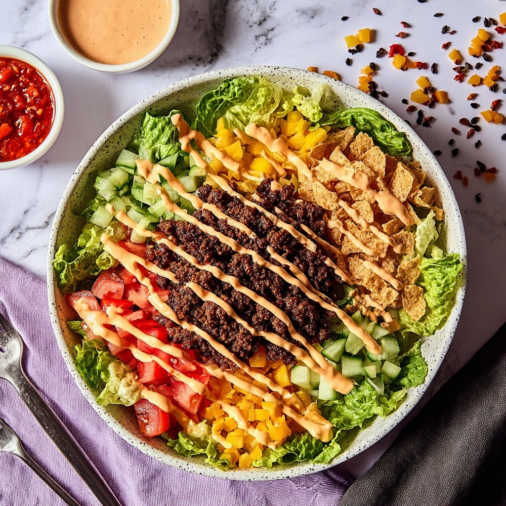 Big Mac Salad Recipe - Recipe Image