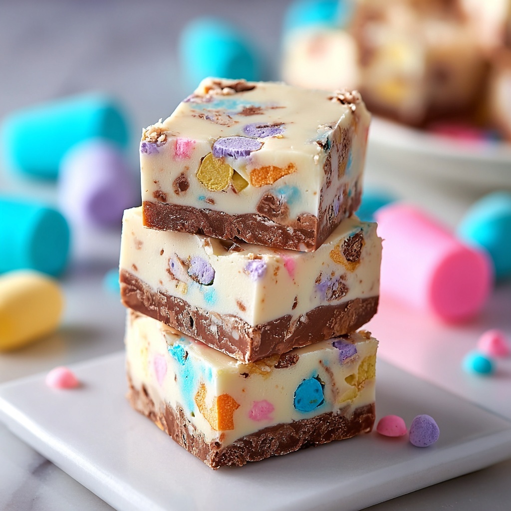 Easter Candy Fudge Recipe - Recipe Image