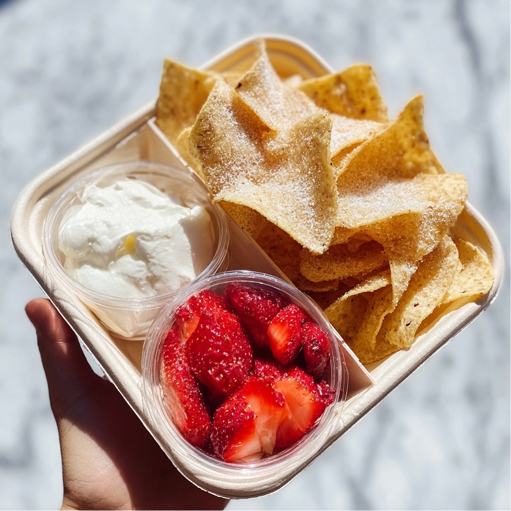 Strawberry Cheesecake Nachos Box Recipe - Recipe Image