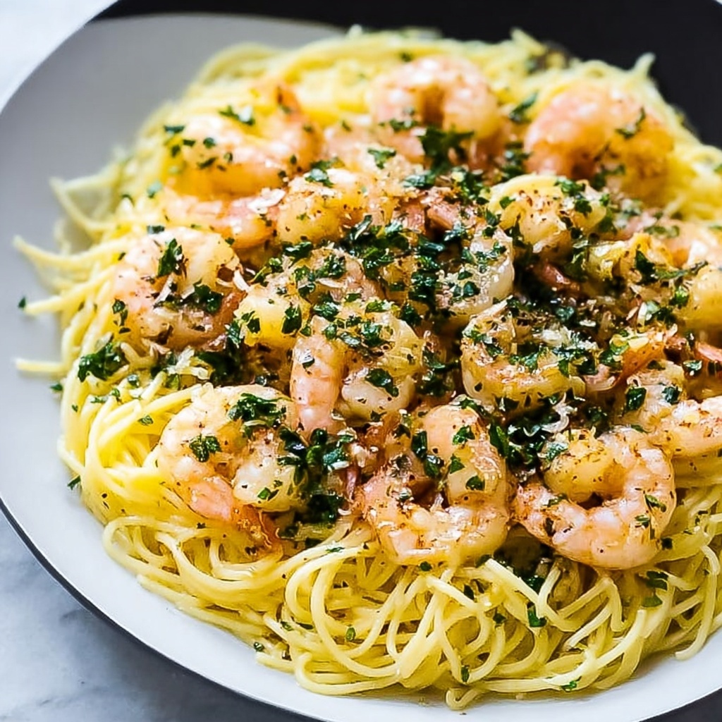 Lemon Spaghetti with Shrimp Recipe - Recipe Image