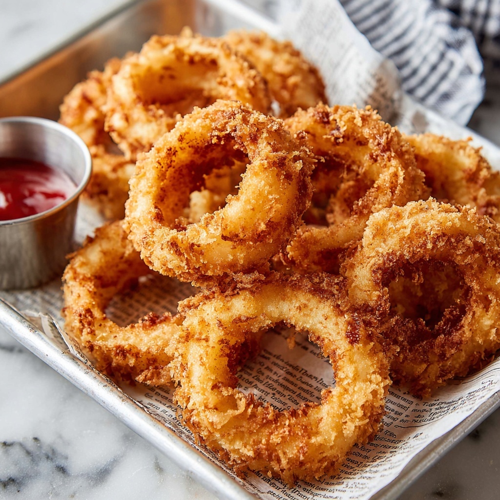 Crispy Homemade Onion Rings Recipe - Recipe Image