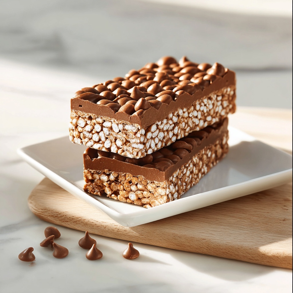 Chocolate Crunch Bars Recipe - Recipe Image