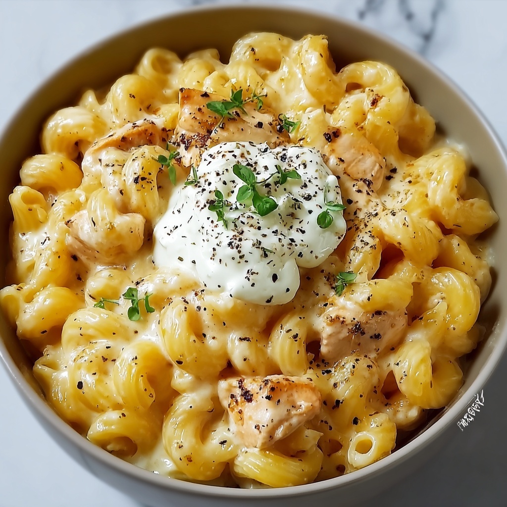 Cheesy Chicken Pasta Recipe - Recipe Image