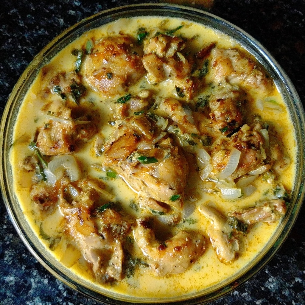 Baked Chicken Legs in Cream of Mushroom Sauce Recipe - Recipe Image