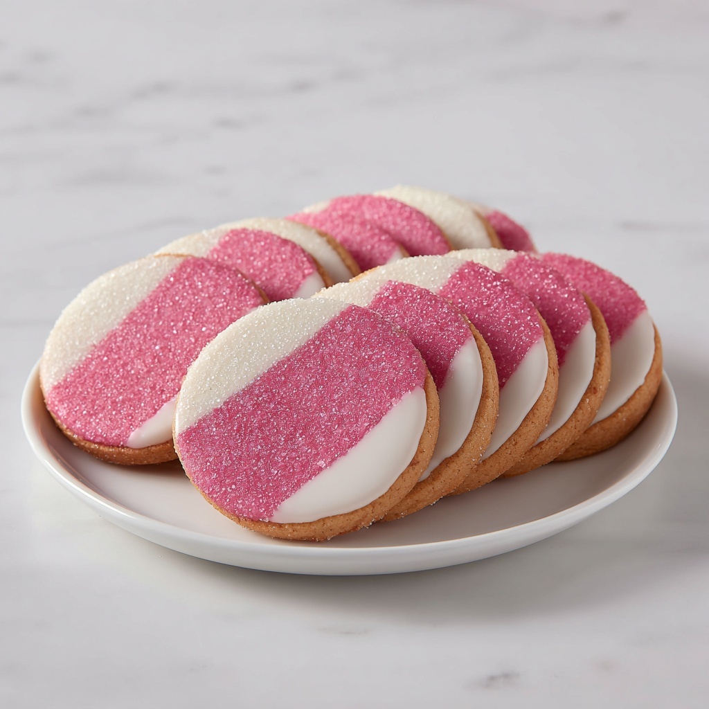 White Chocolate Cherry Shortbread Cookies Recipe - Recipe Image