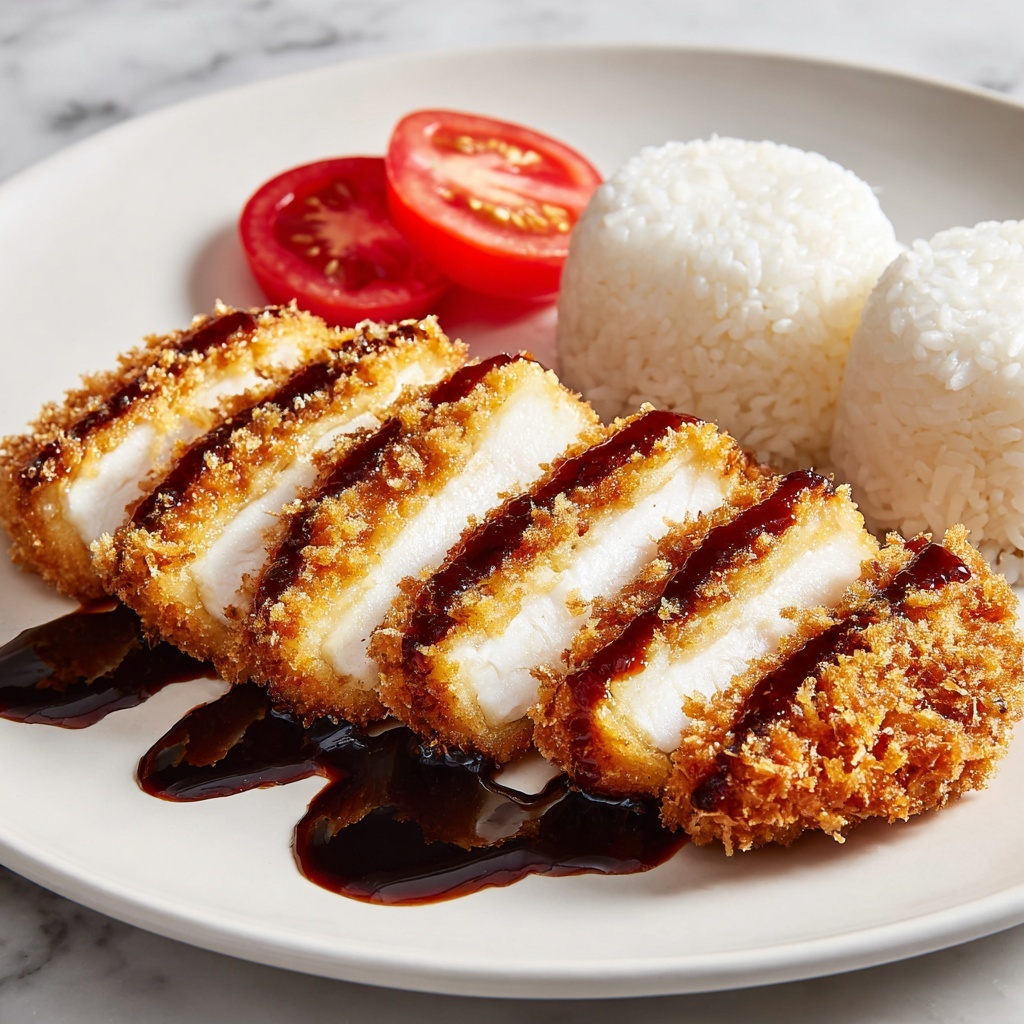 Chicken Katsu with Crisp Panko Crust and Delicious Katsu Sauce Recipe - Recipe Image