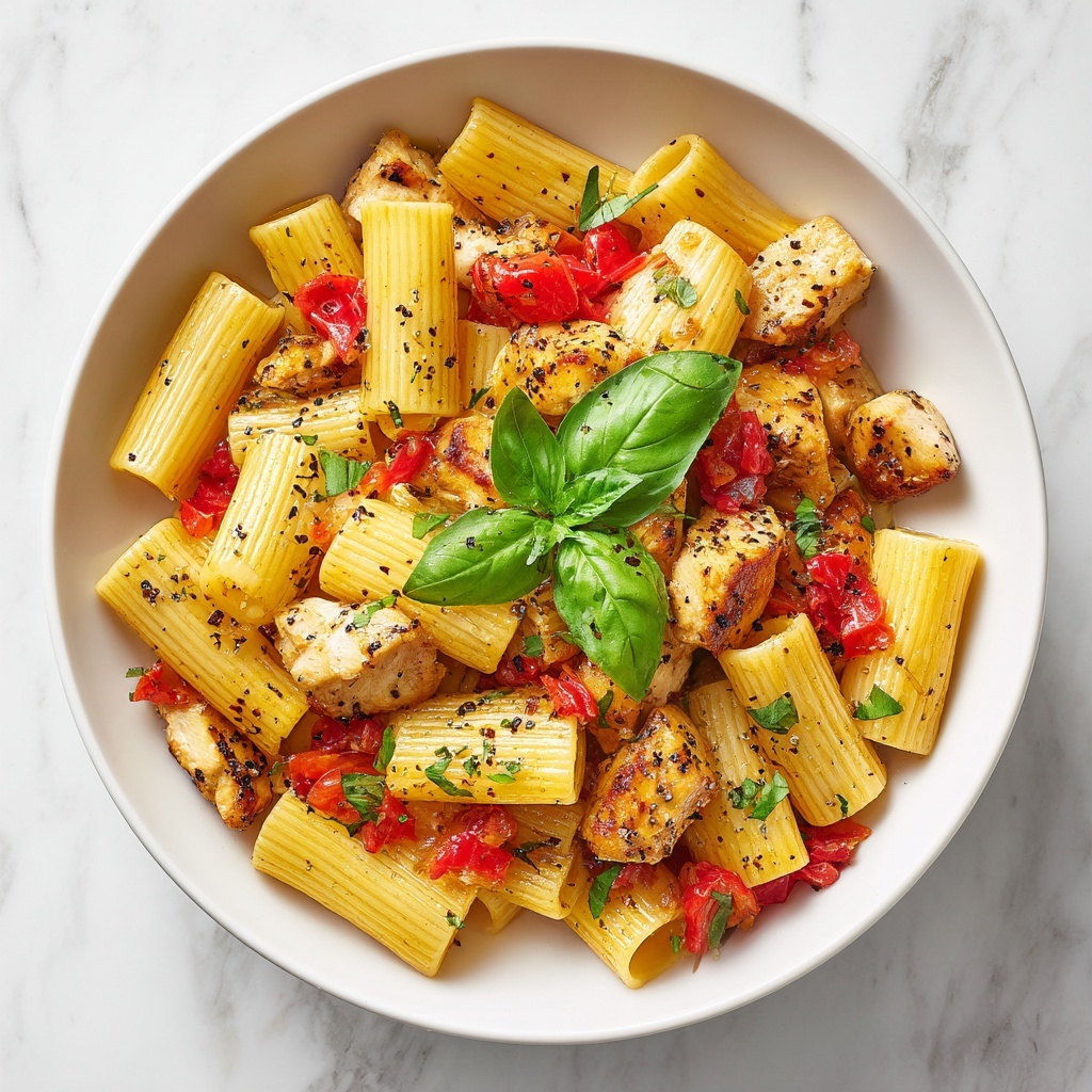 Bruschetta Chicken Pasta Recipe - Recipe Image