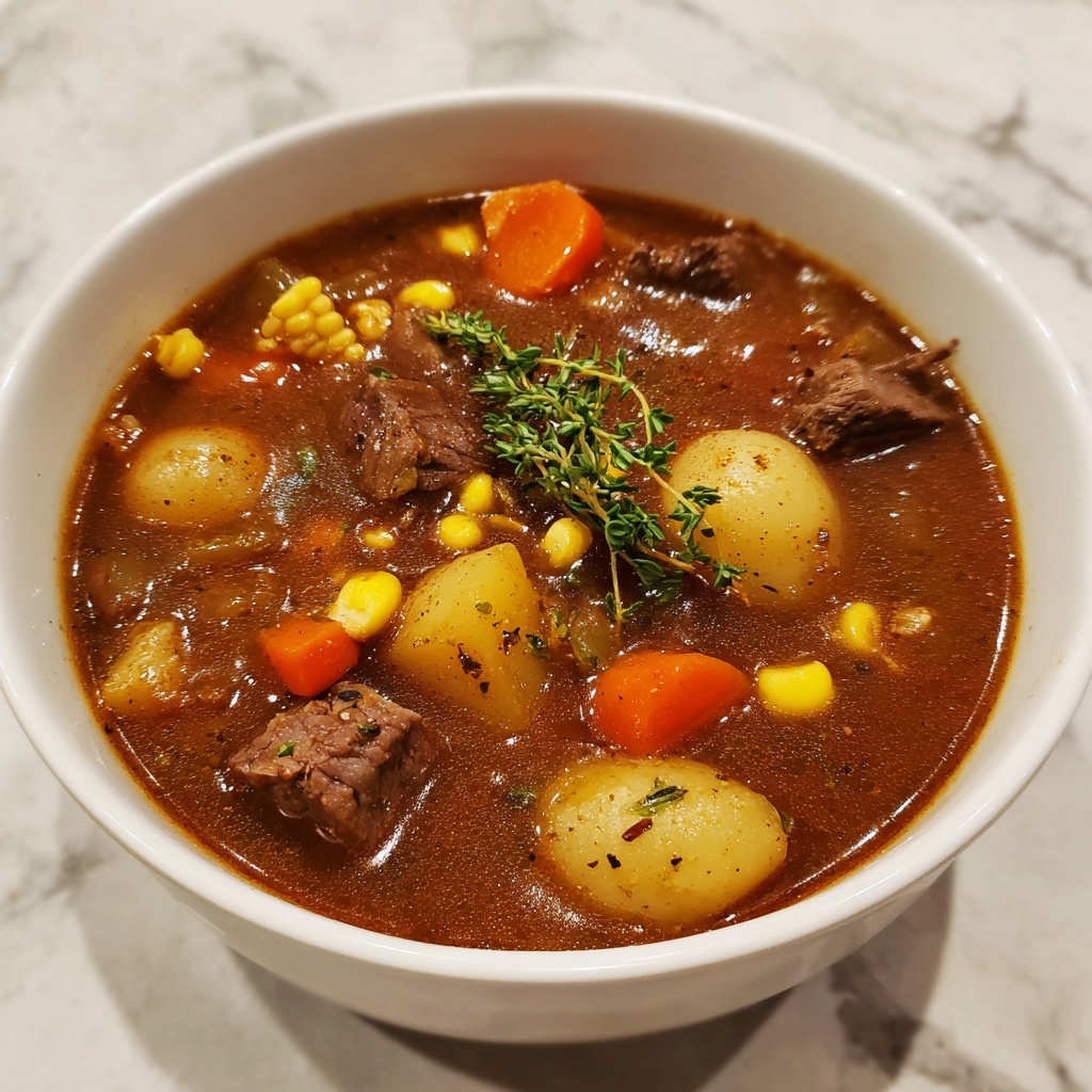 Melt-In-Your-Mouth Beef Stew with Vegetable Ragout Recipe - Recipe Image