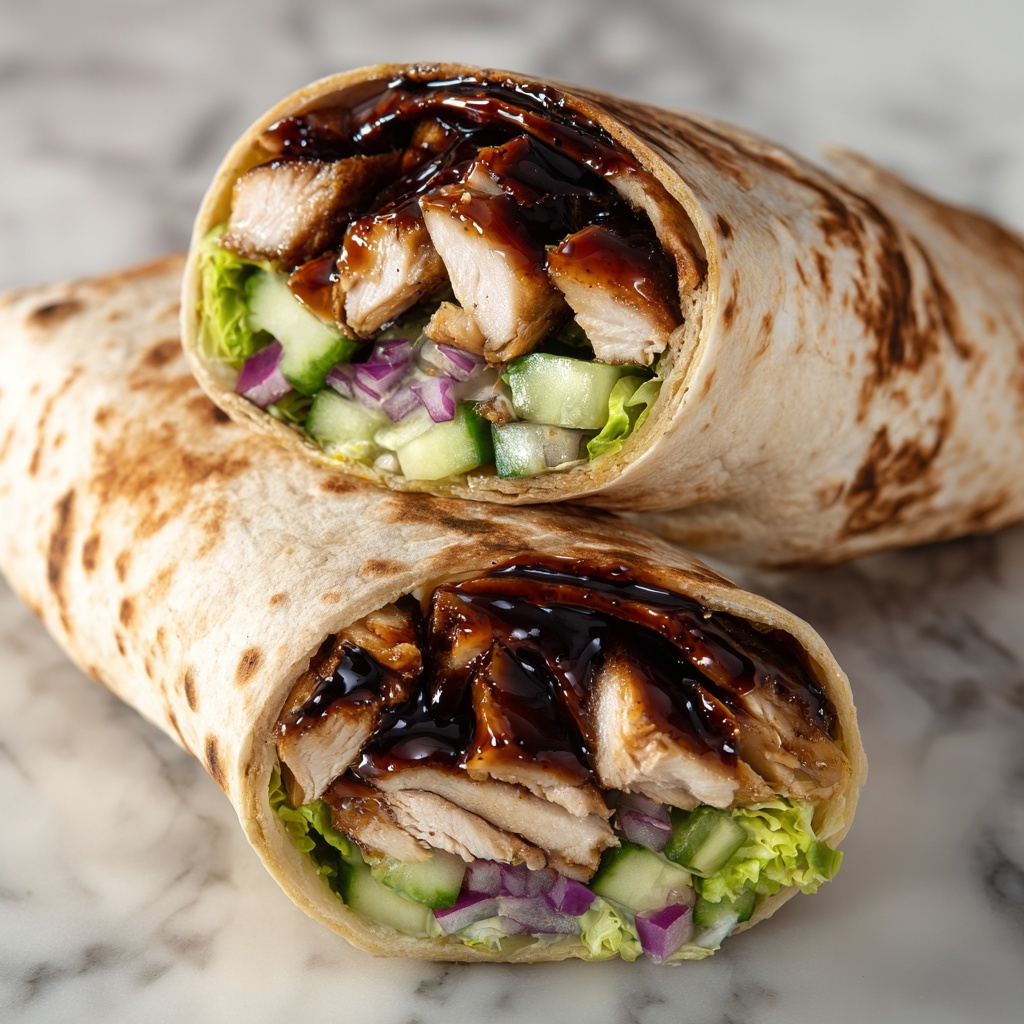 Hawaiian BBQ Chicken Wraps Recipe - Recipe Image