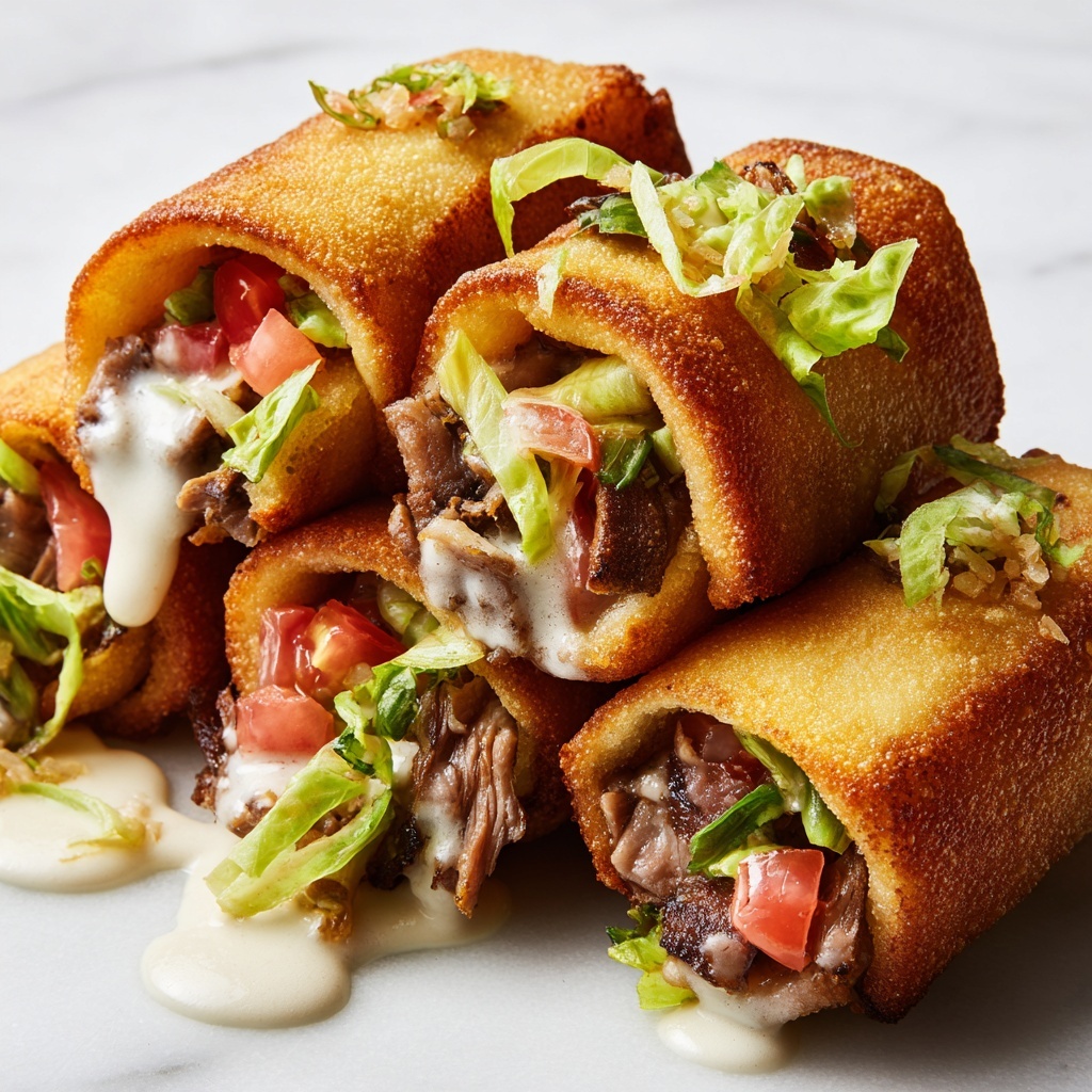 Nacho Egg Rolls Recipe - Recipe Image