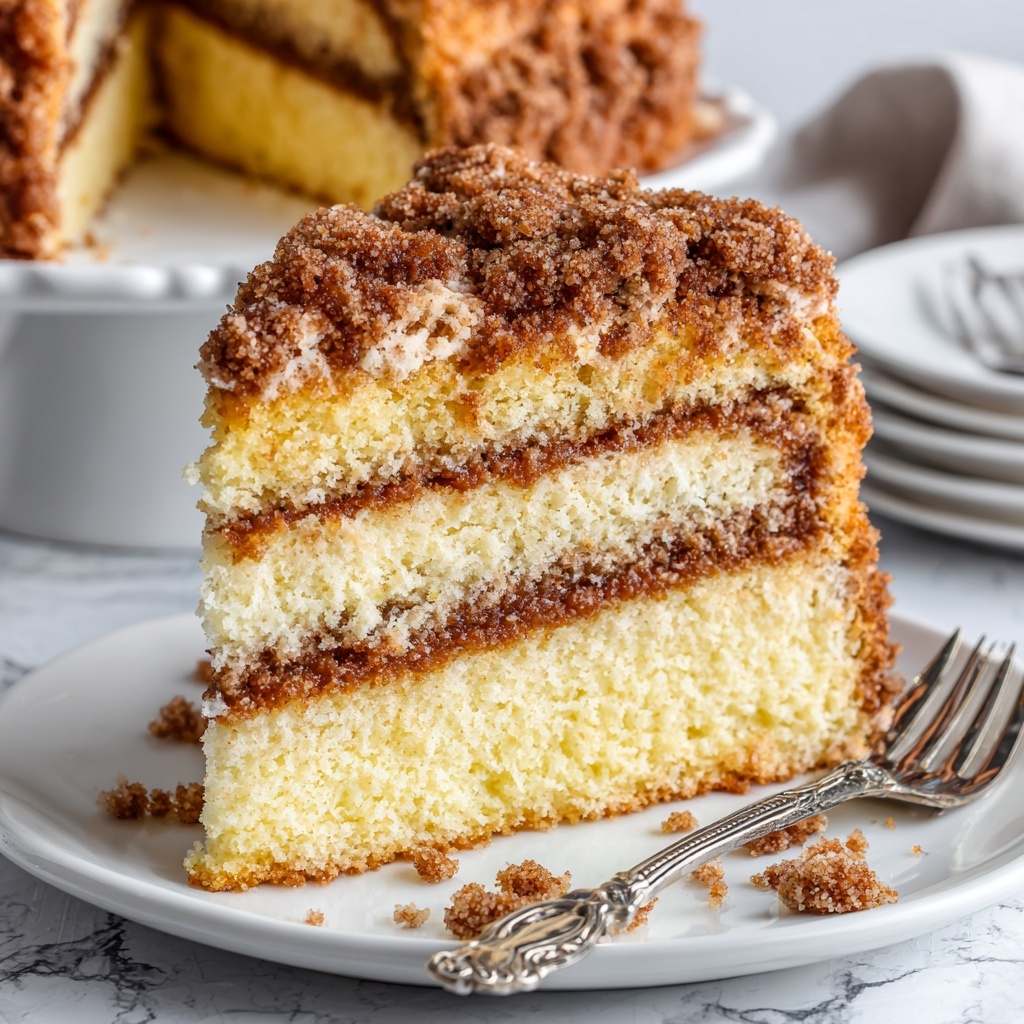 Mixed Coffee Cake with Cinnamon Swirl and Crumble Topping Recipe - Recipe Image