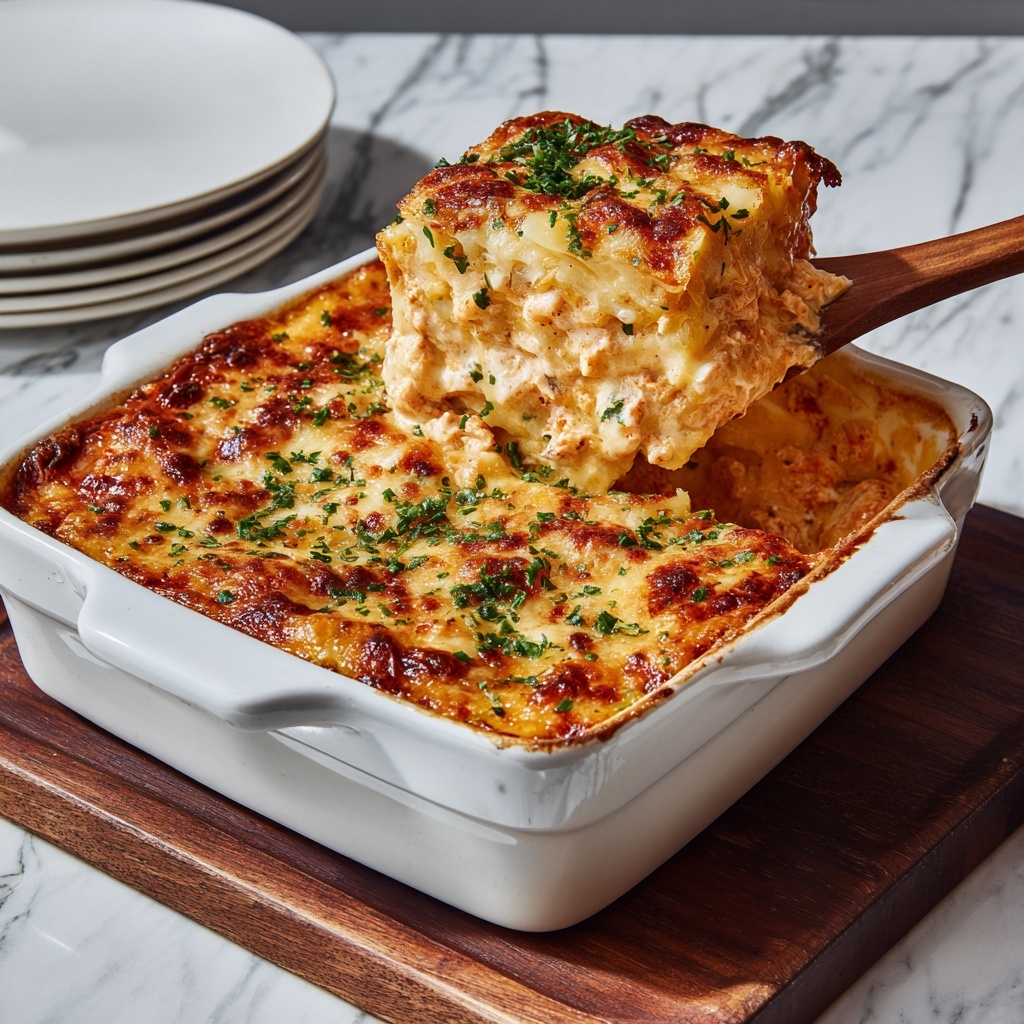 Keto Chicken Parmesan Casserole Recipe - Recipe Image