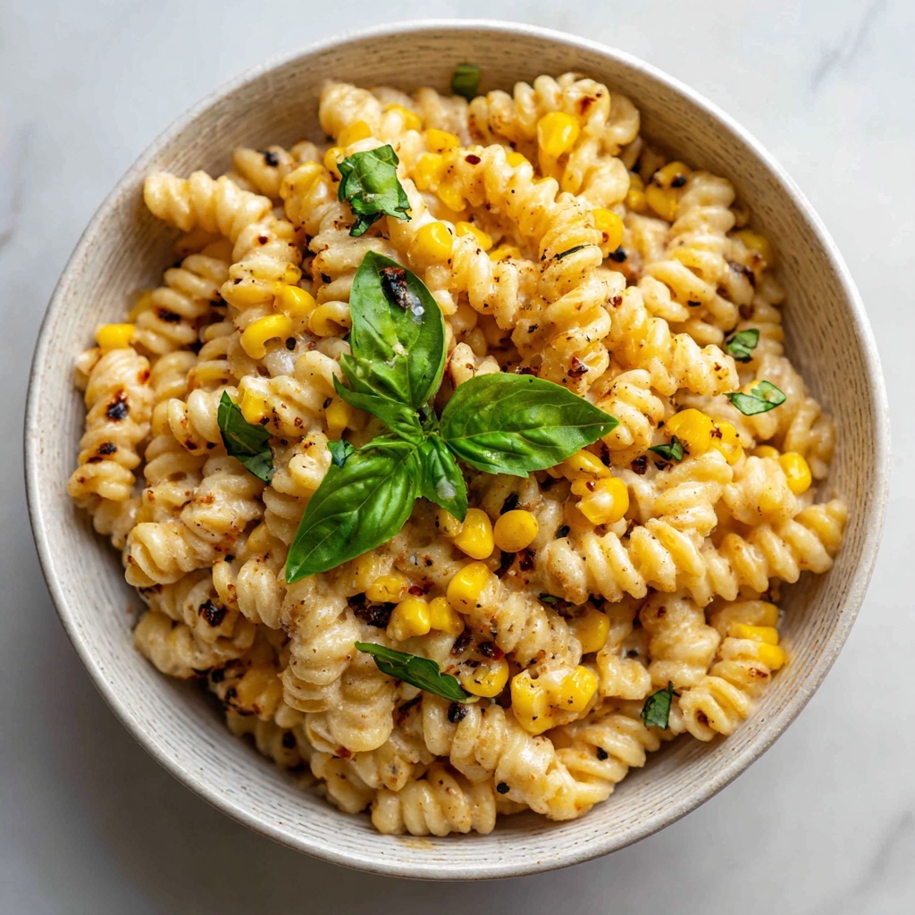 Creamy Street Corn Pasta Salad Recipe - Recipe Image