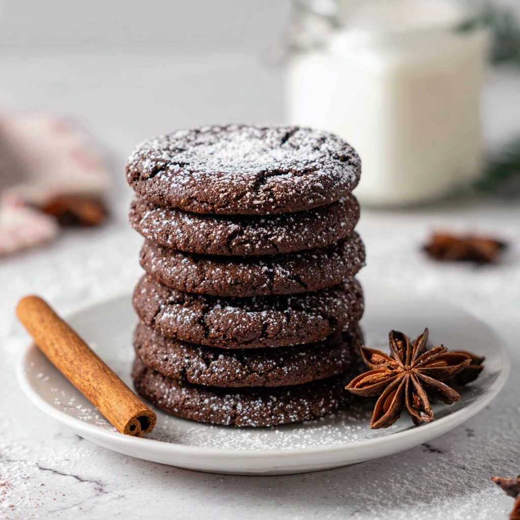 Chocolate-Cinnamon Sugar Cookies Recipe - Recipe Image