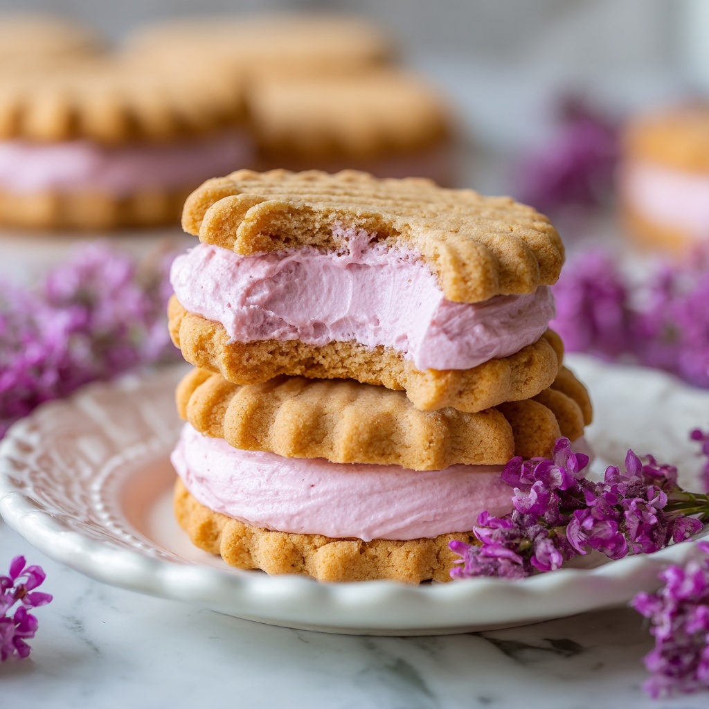 Lemon Lavender Sandwich Cookies Recipe - Recipe Image