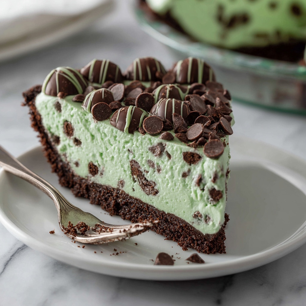 Chocolate Mint Pie Recipe - Recipe Image