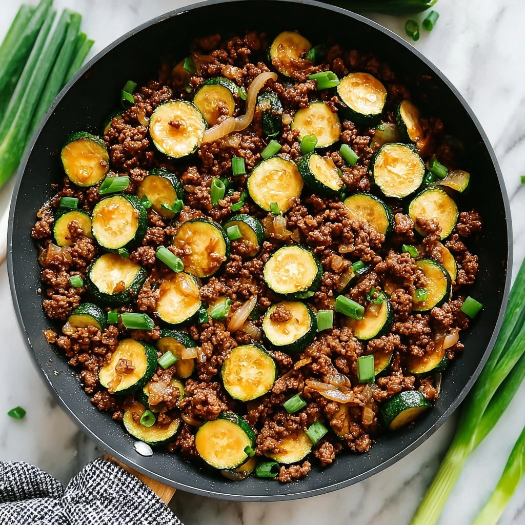 Ground Turkey Zucchini Skillet Recipe - Recipe Image