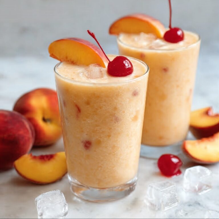 Iced Peach Colada Recipe