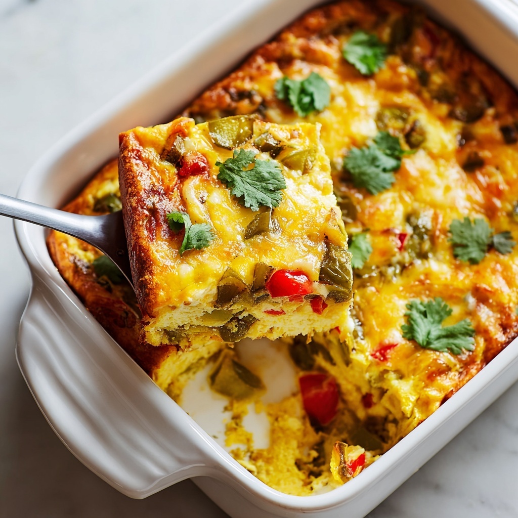 Delicious Chile Relleno Casserole Recipe - Recipe Image