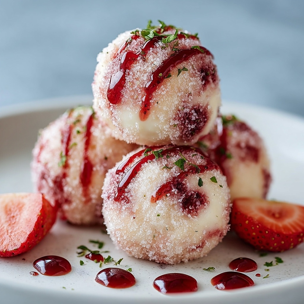 Strawberry Cheesecake Protein Balls: The Ultimate Healthy Snack Recipe - Recipe Image