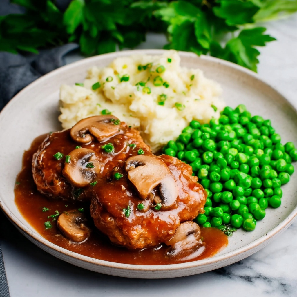 Beef Rissoles with Gravy Recipe - Recipe Image