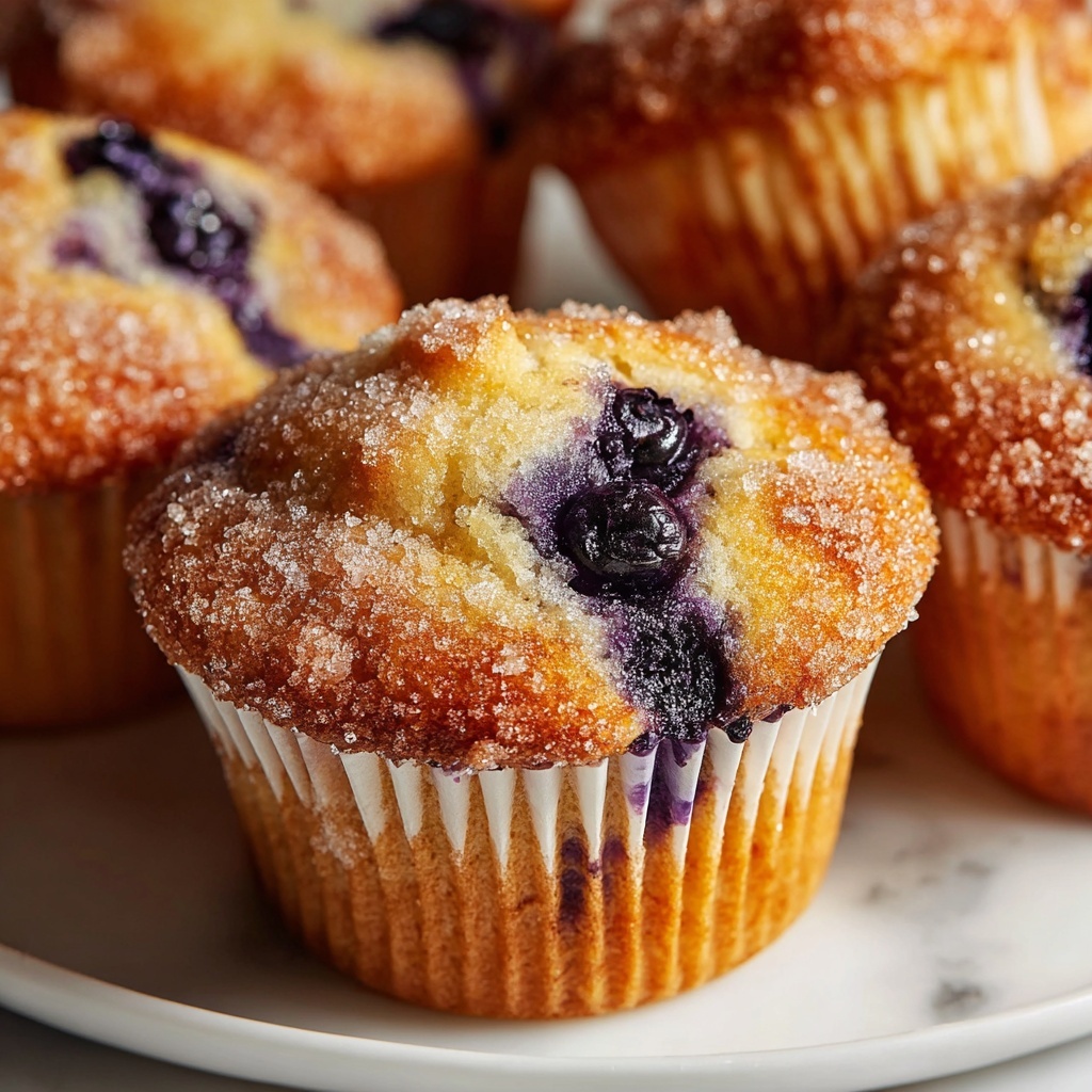 Ultimate Moist & Flavorful Blueberry Muffins Recipe - Recipe Image