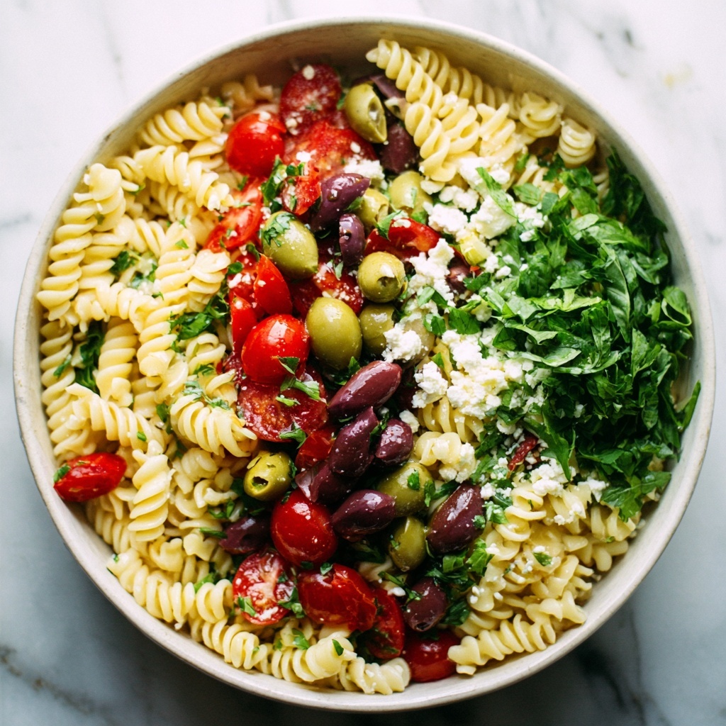 Mediterranean Pasta Salad Recipe - Recipe Image
