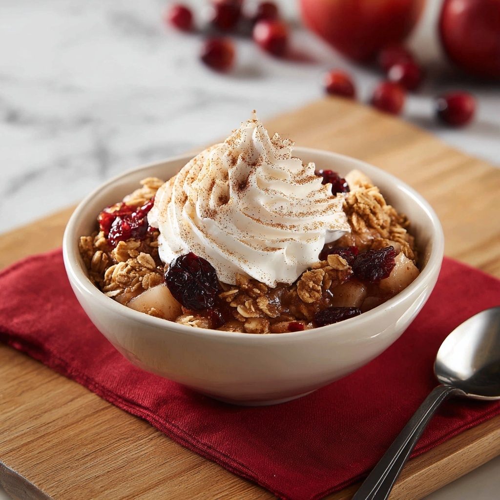 Apple Cranberry Crisp Recipe - Recipe Image