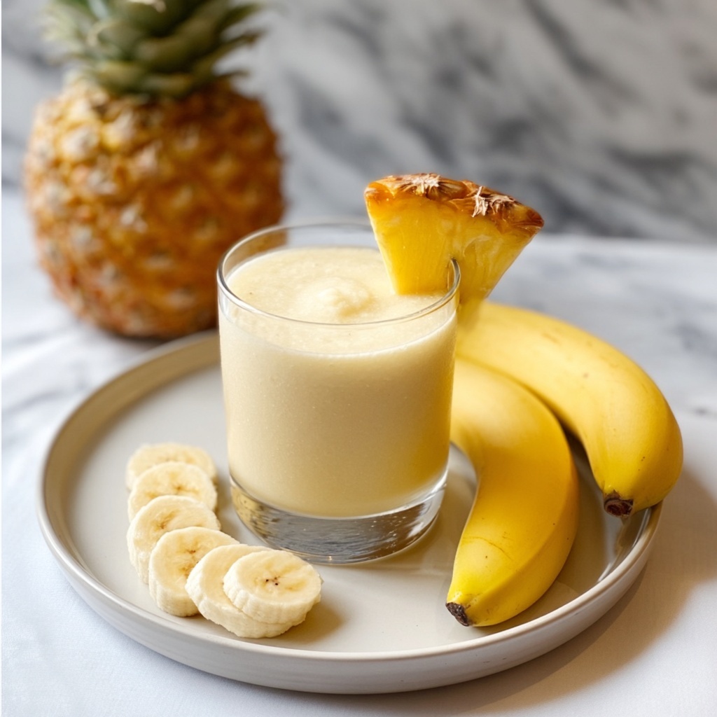 Pineapple and Banana Smoothie Recipe - Recipe Image
