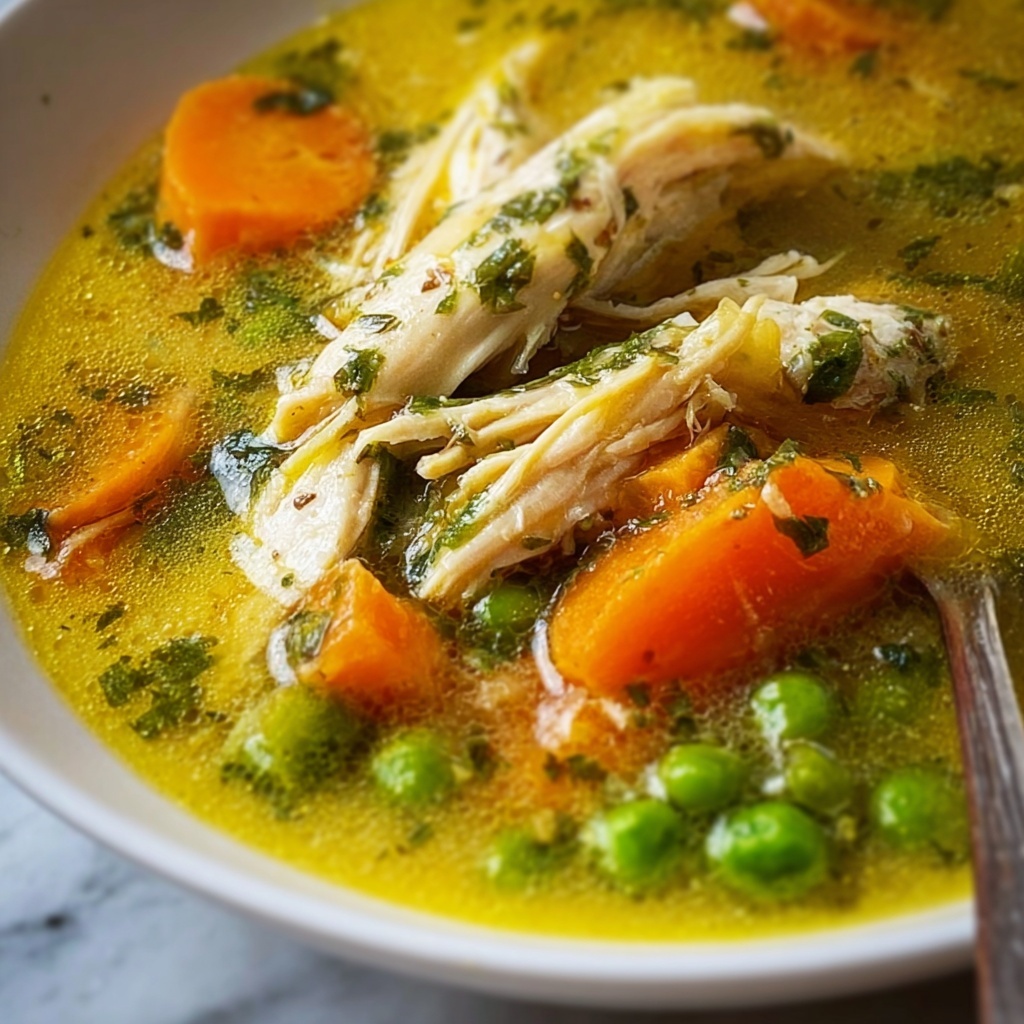 Anti Inflammatory Turmeric Chicken Soup Recipe - Recipe Image