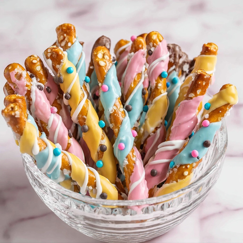 Easter Pretzel Rods Recipe - Recipe Image