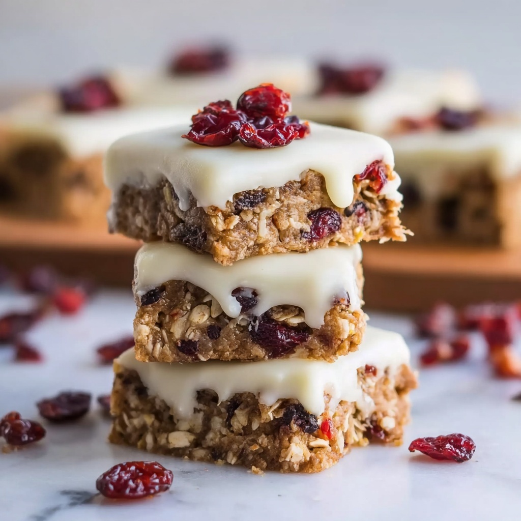 No-Bake White Chocolate Cranberry Oat Clusters Recipe - Recipe Image
