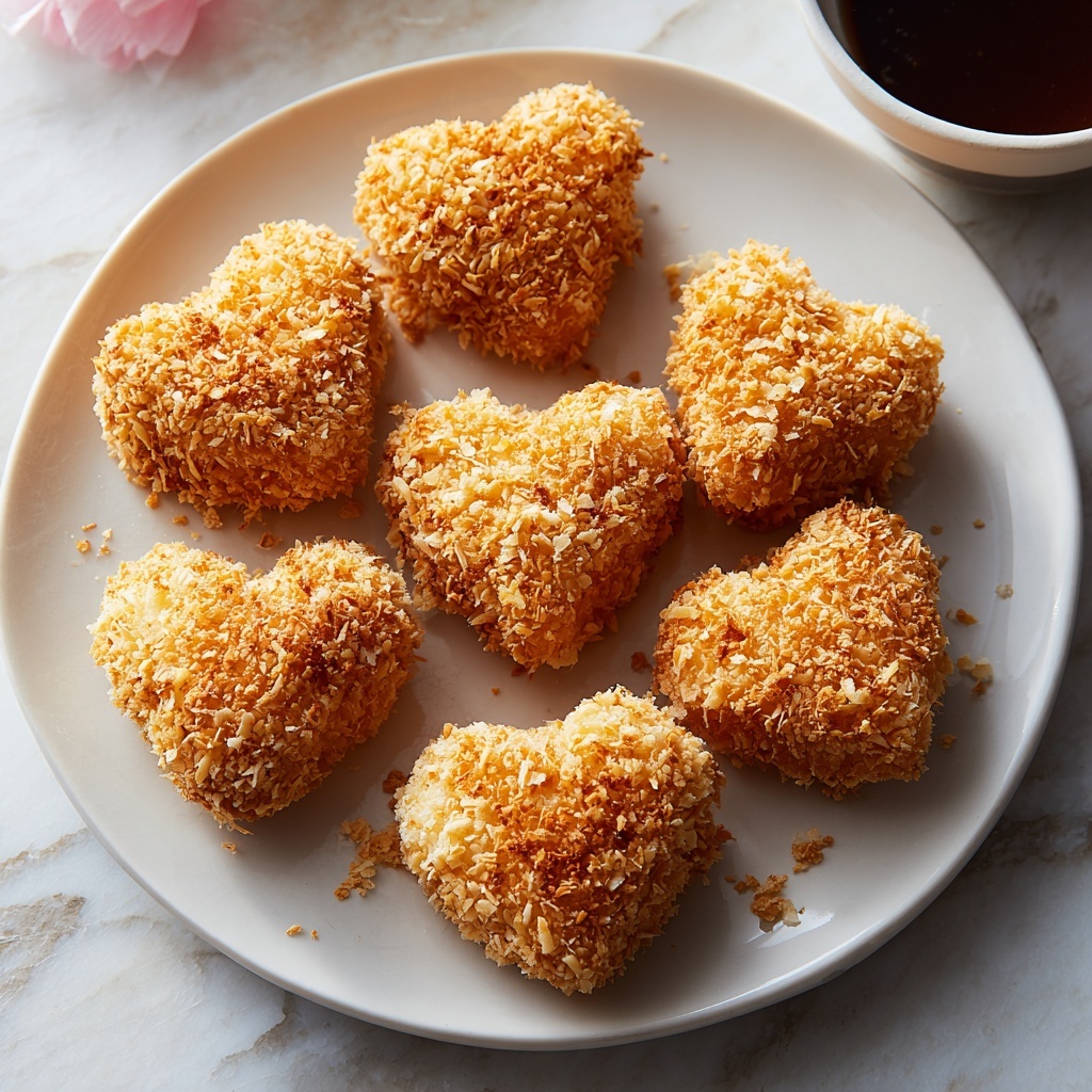 Heart-Shaped Chicken Nuggets Recipe - Recipe Image