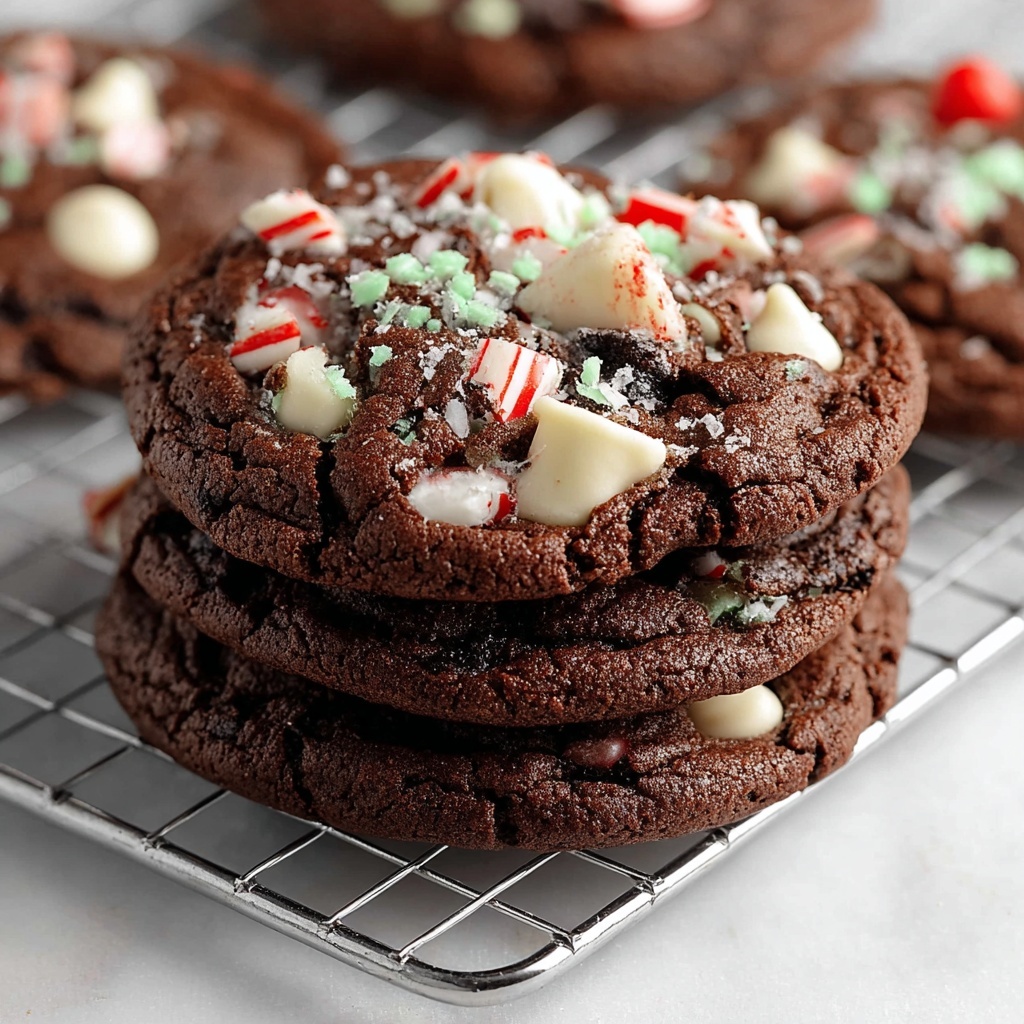 Peppermint Hot Chocolate Cookies Recipe - Recipe Image