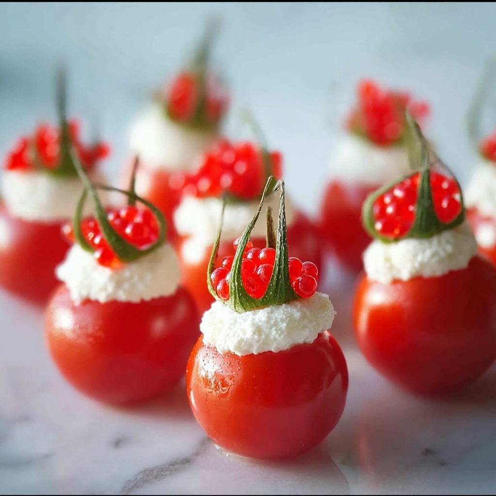 Stuffed Cherry Tomatoes Recipe - Recipe Image
